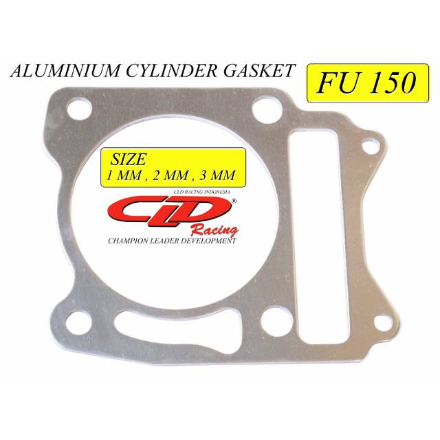 Packing BLOCK ALUMUNIUM CLD RACING FU150 1,2,3 MM | Shopee Philippines