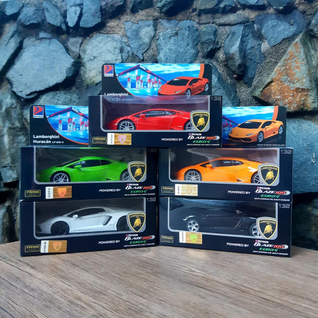 Lamborghini petron shop toy car