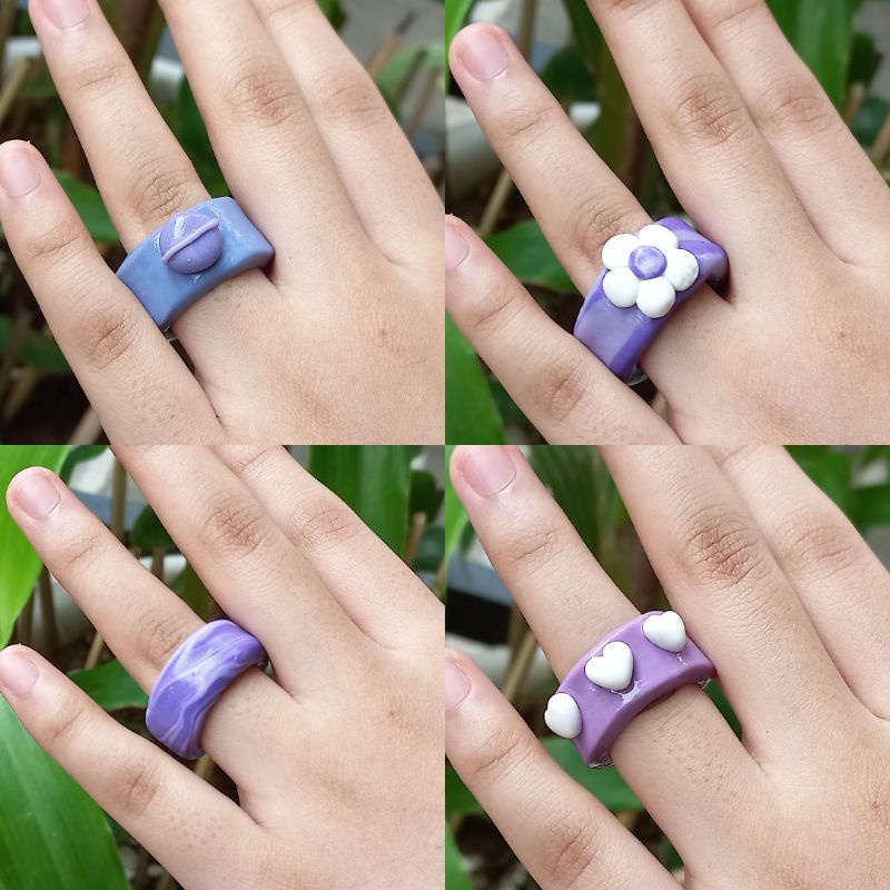 Trendy on sale clay rings