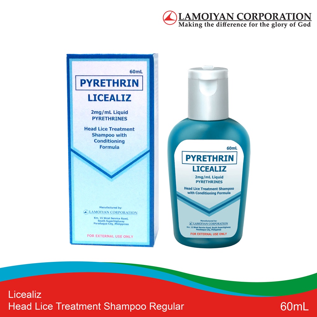 Licealiz Head Lice Treatment Shampoo Regular 60mL Shopee Philippines