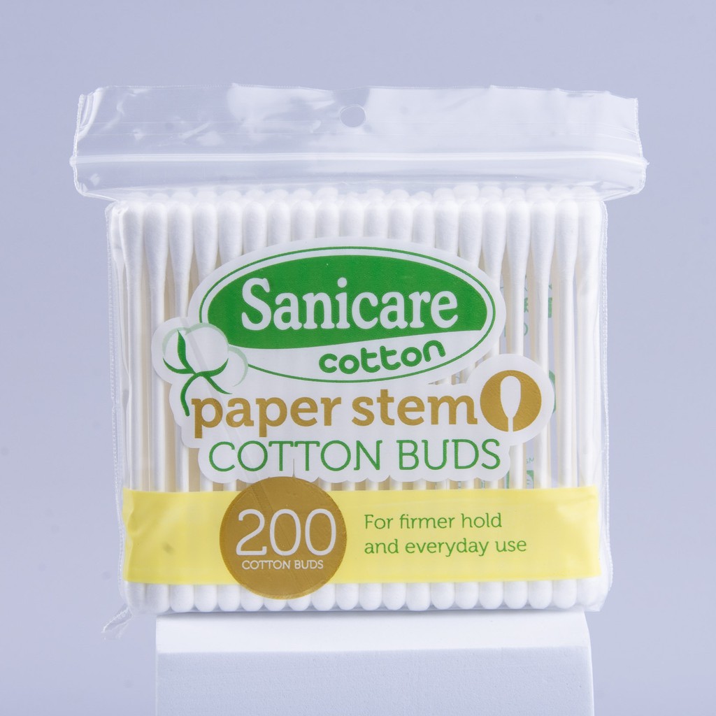 Sanicare Cotton Buds Paperstem 200 Tips | Shopee Philippines