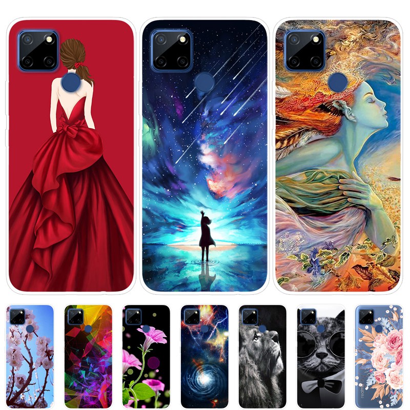 Realme C12 Case Soft TPU Silicone Realme C12 RealmeC12 Casing Phone