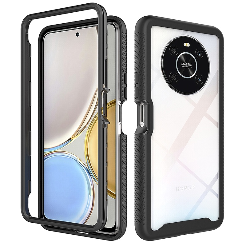 Custodia NEINEI Per Google Pixel 7 Pro Con 2 Vetri Temperati: Cover Con Staffa Invisibile, TPU Morbido E Retro Rigido PC, Color Oro Rosa - 2