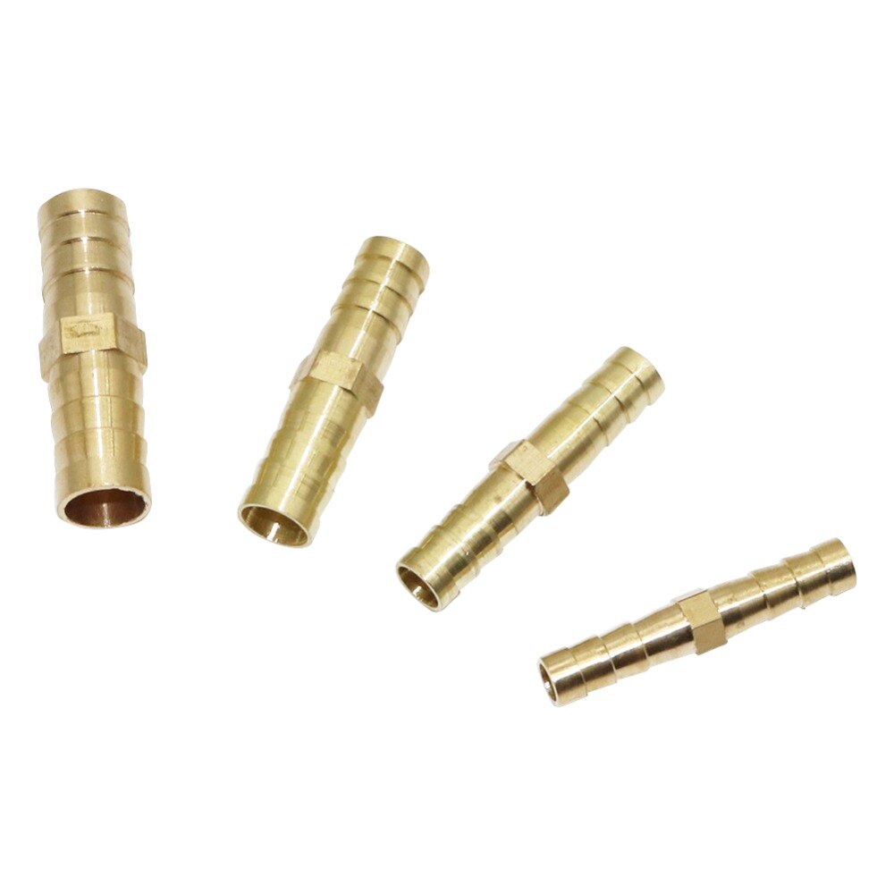 Pezzo T 8 Mm Raccordo Connettore In Ottone Tubo Flessibile Linea Per Aria Carburante Acqua Vuoto 85828491