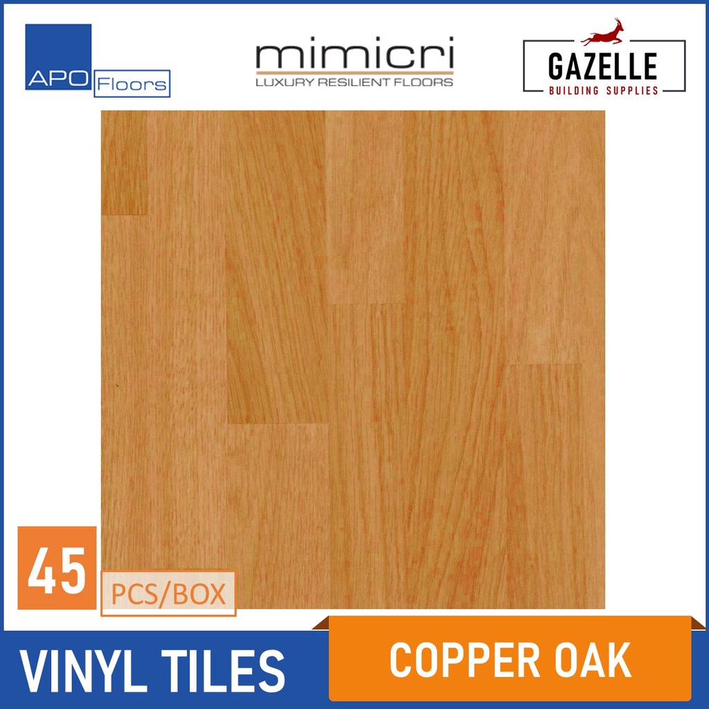 Apo Floor Vinyl Tiles Mimicri Wood, Carpet, and Stone Series 1.3mm ...