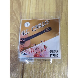 GUITAR STRINGS 0 1 2 3 4 5 6 EL CARLO Shopee Philippines