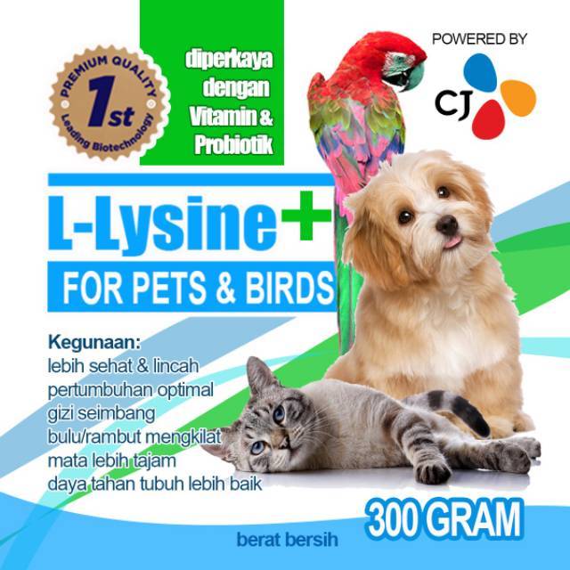Llysine+ for pets and birds Lysine for Cats, Dogs, birds, Etc Shopee