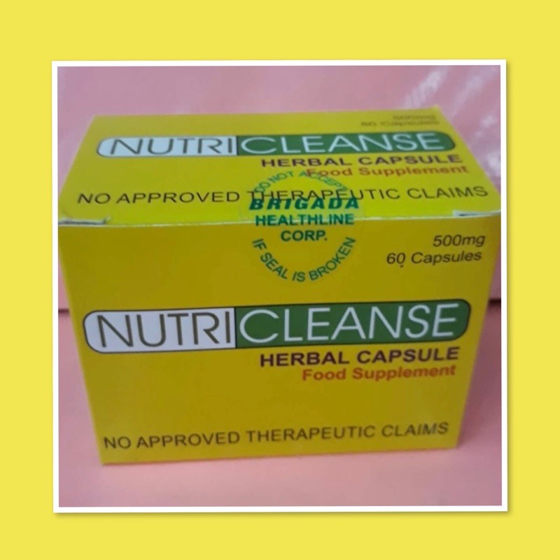 Nutricleanse Herbal Capsule Food Supplement Capsule Authentic Shopee