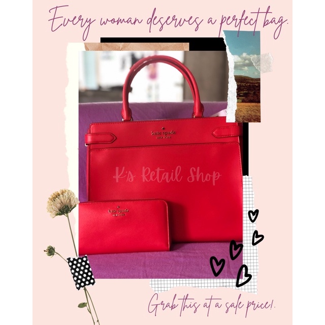 Kate spade tote discount and wallet set