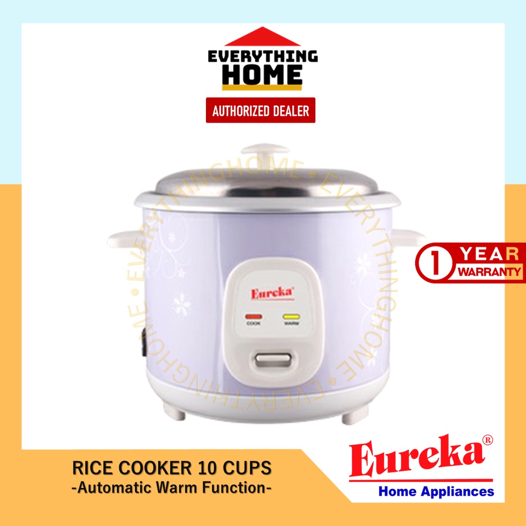 Eureka Rice Cooker 1.8 liters (10 Cups) / ERC1.8 LM/EP Shopee
