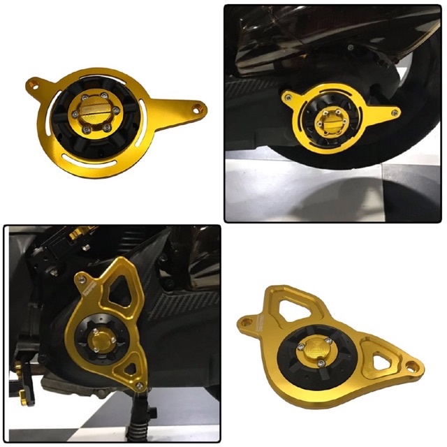Motorcycle Yamaha Nmax Engine Cover Crankcase Cover Full CNC With Bolts ...