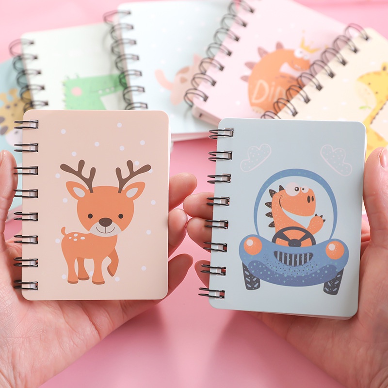 Cartoon Coil Creative Small Notebook Small Fresh Portable Mini Notepad ...