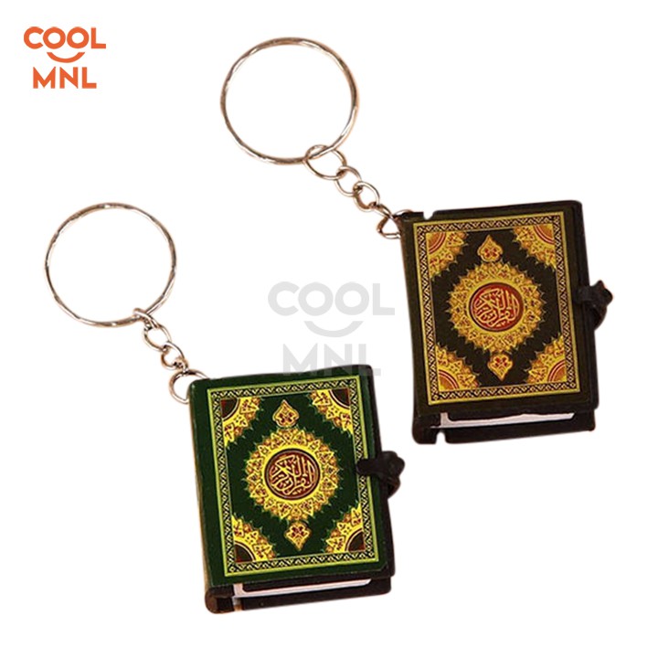 Muslim Mini Ark Quran Book Keychain Islamic Key Ring (KEY0005) | Shopee ...
