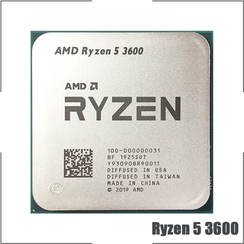 AMD Ryzen 5 3600 3.60GHz Am4 New Official Version Chip Processor