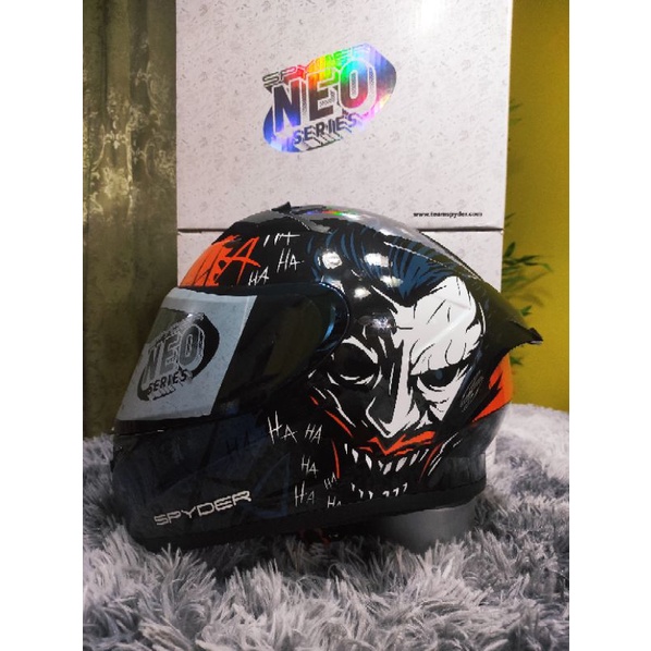 SPYDER NEO SERIES + JOKER FULLFACE HELMET ( with freebies ) | Shopee ...