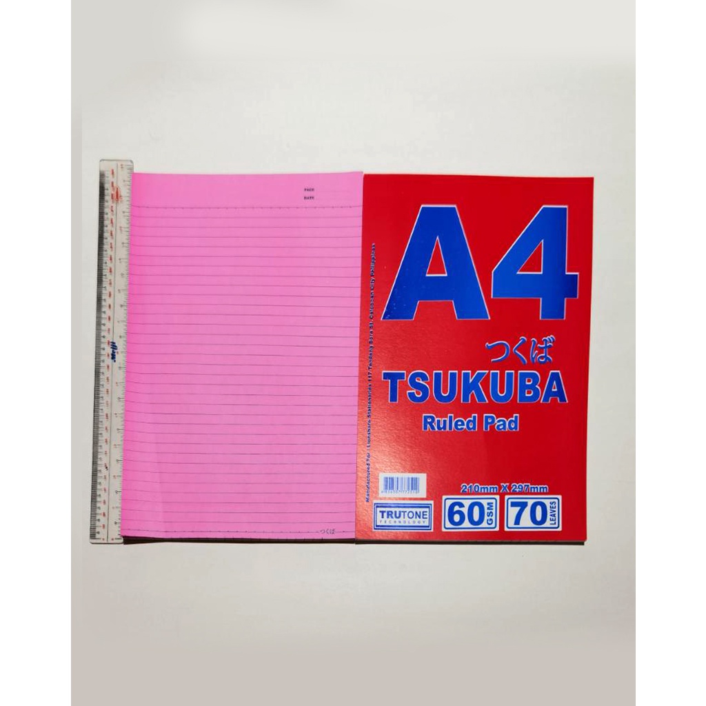 Ruled Pad Tsukuba A4 Rainbow | Shopee Philippines