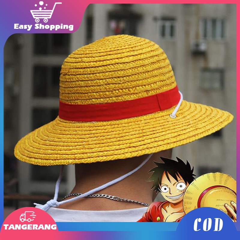 Luffy Straw Hat Anime One Piece Mugiwara Hat No Luffy Cosplay Hat