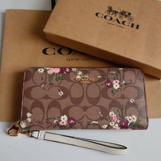 Shop Coach 2019 SS Small Trifold Wallet With Dandelion Floral Print (7331,  C3323, 2923, 2924, F78081, F78017, F75922, F41302, F37968) by emilyinusa