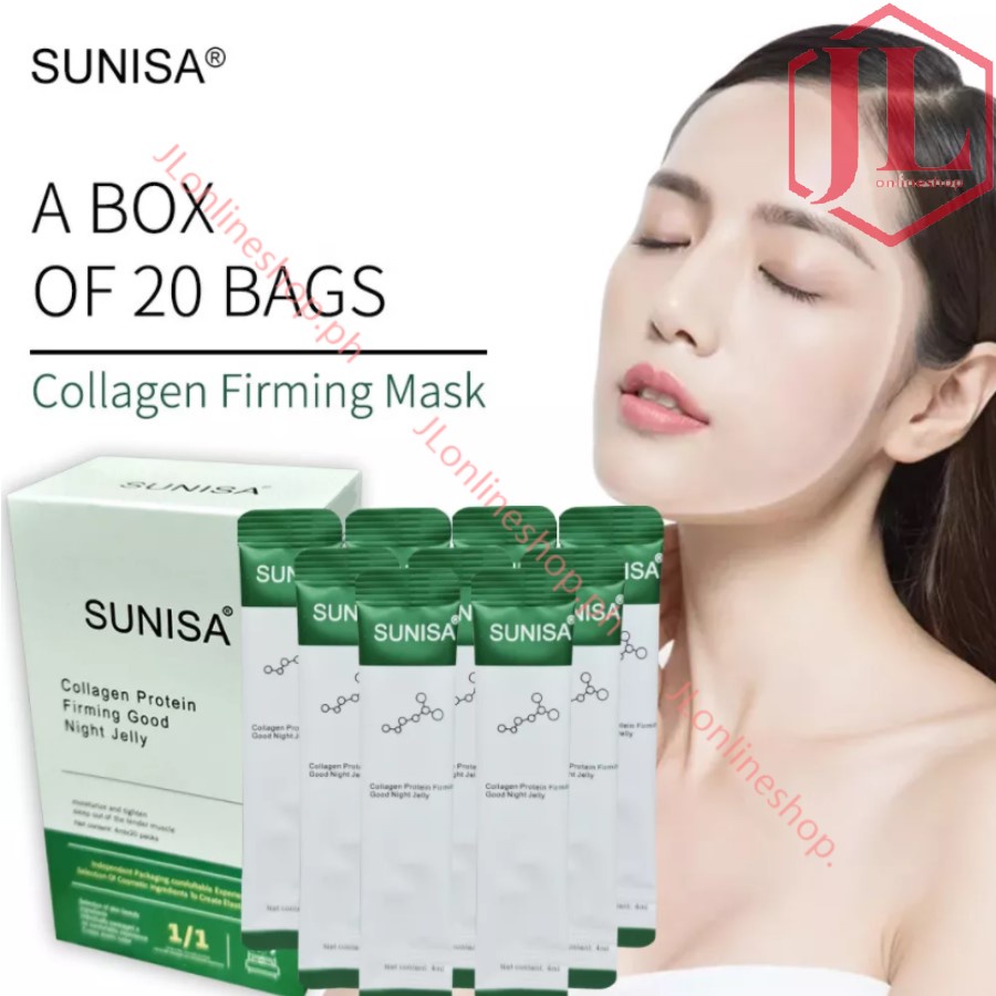 ORIGINAL Sunisa Collagen Firming Sleeping Mask(20sachets) Shopee