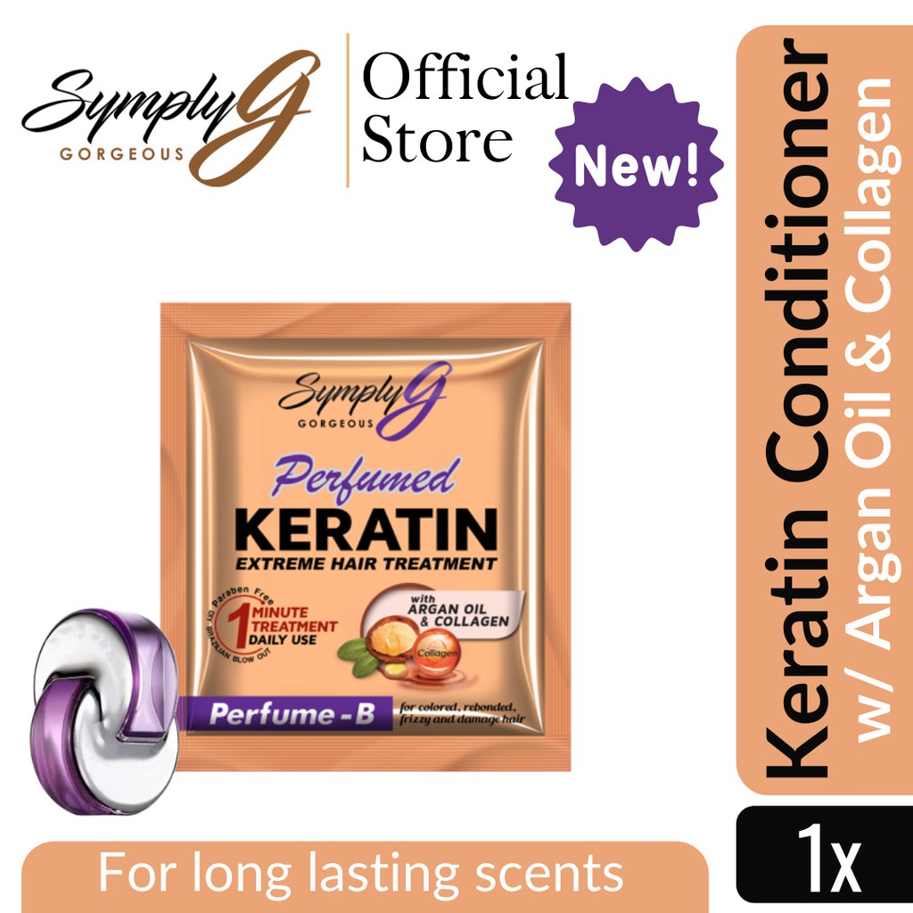 keratin SymplyG Perfumed Keratin Conditioner w/ Argan Oil and Collagen