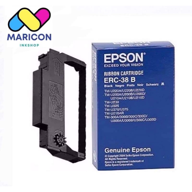 Genuine ERC-38b ribbon ink cartridge (10pcs/pack) | Shopee Philippines