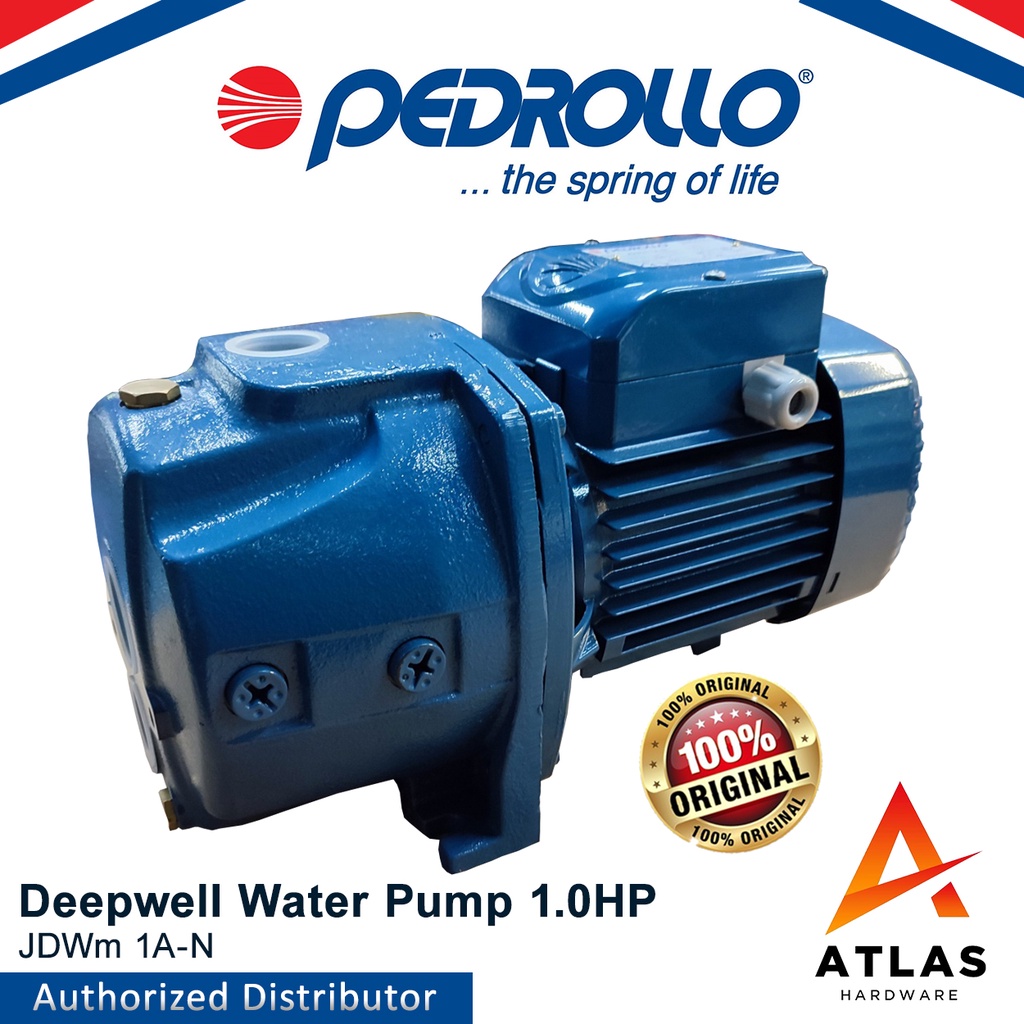 Pedrollo Deep well water Pump 1.0Hp (pump only) Shopee Philippines