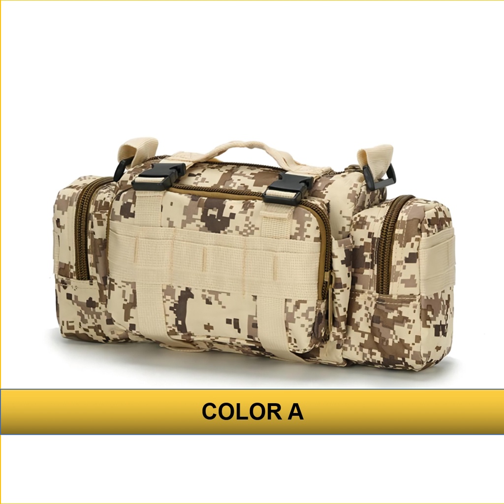 Multi-Function Leisure Waterproof Oxord Bag Fashion Men and Women Military Waist Bag Large Capacity Lure Waist Bag Waist Packs