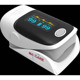 Pulse Oximeter BY MAXCARE (WITH FREE BATTERIES) DIFFERENT COLORS AVAILABLE