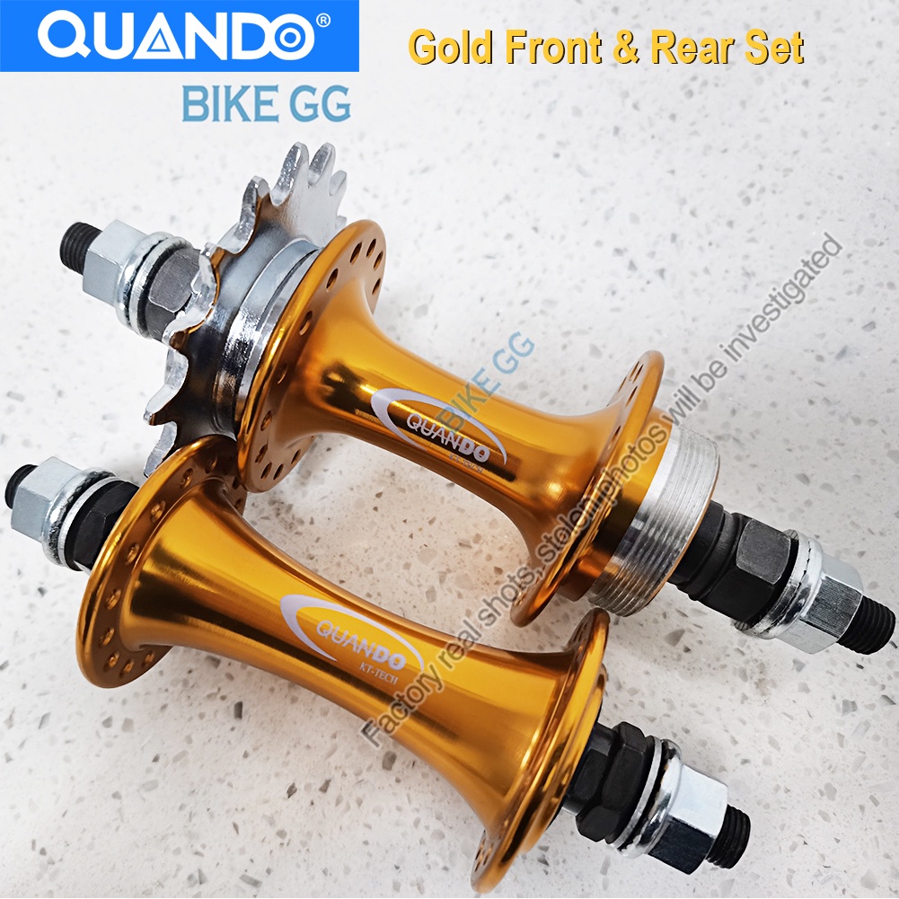 Original QUANDO track bike fixie bike reverse riding hub 32 36 hole fixed gear bicycle hub