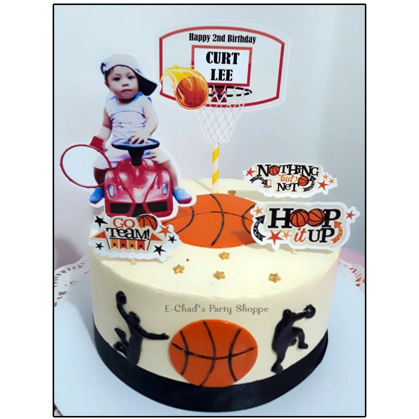 Custom Basketball Jersey Cake Topper Personalized Basketball Cake