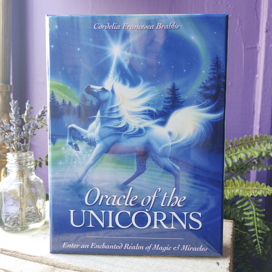 Premium Oracle of the Unicorns Deck with instructions (Scan QR code ...
