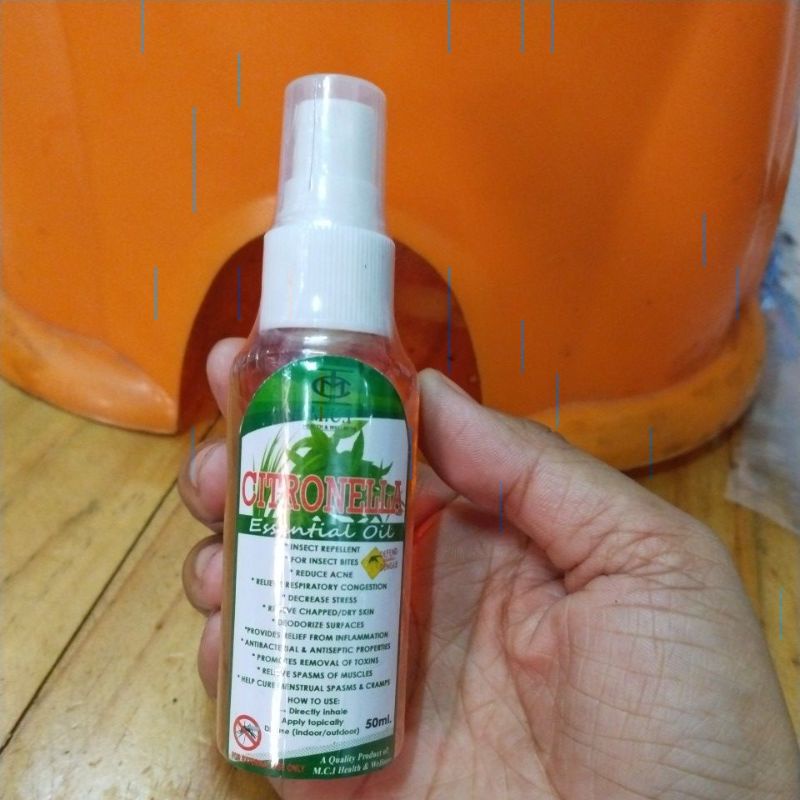 Citronella Oil (insect repellent) 250ml Jr. Lapad | 50ml Spray Bottle ...