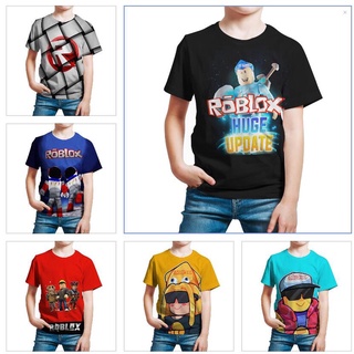 New Summer Children's Short Sleeve T-shirt ROBLOX Girls Boys