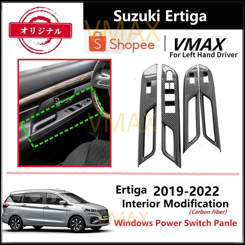 Suzuki Ertiga XL7 2019Present Windows Power Switch Panel Carbon Fiber