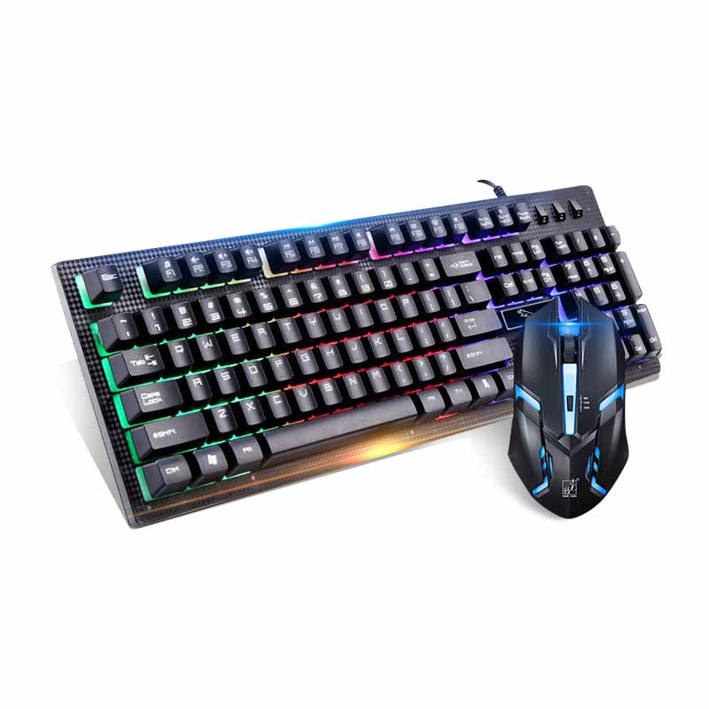 Mechanical RGB Keyboard Removable wired RGB Gaming Office PC computer ...