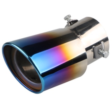 Universal Car Exhaust Muffler Pipe Round Stainless Steel Chrome Tail Muffler Exhaust Tip I.745734271