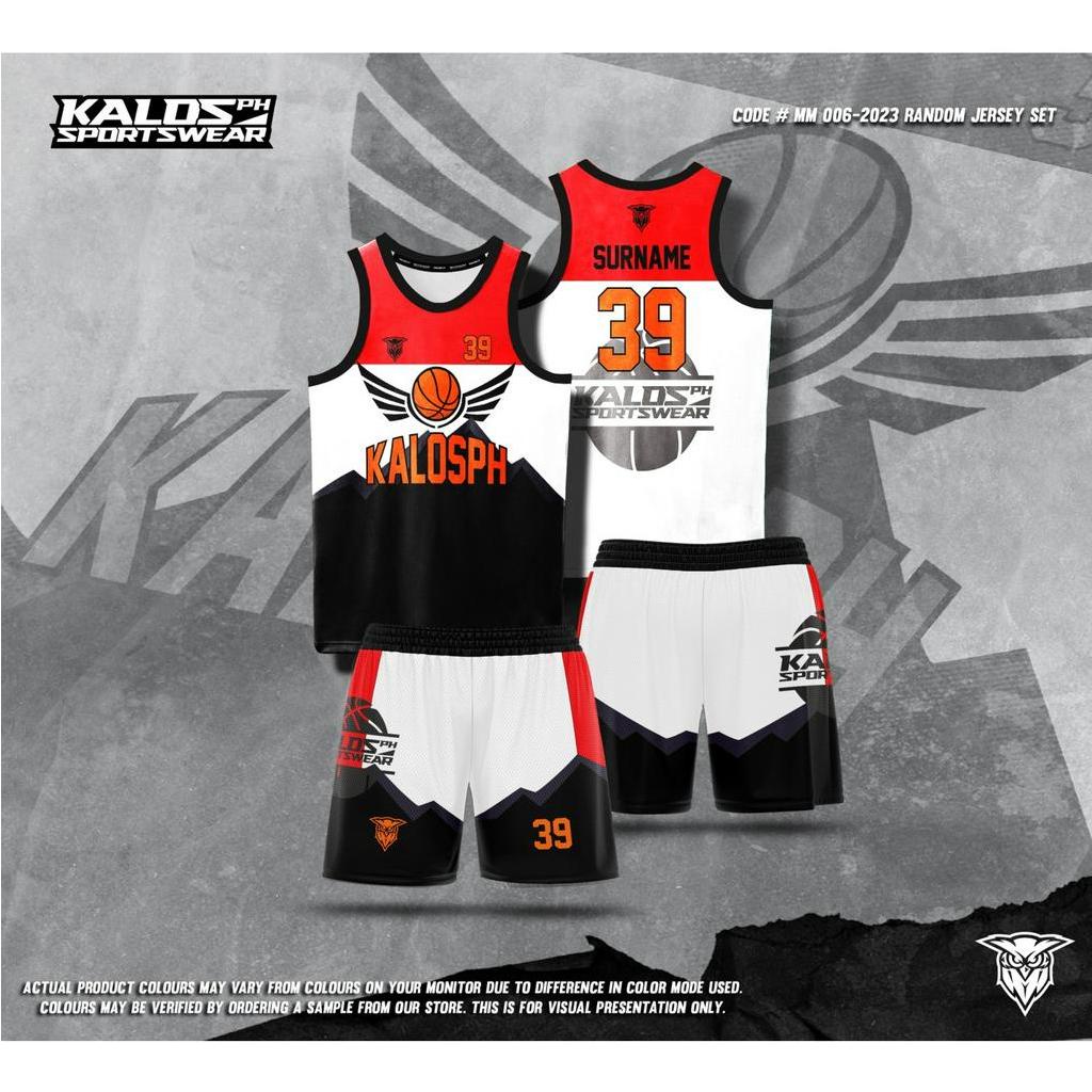 KALOSPH BASKETBALL JERSEY SET CODE # MM 006-2023 RANDOM