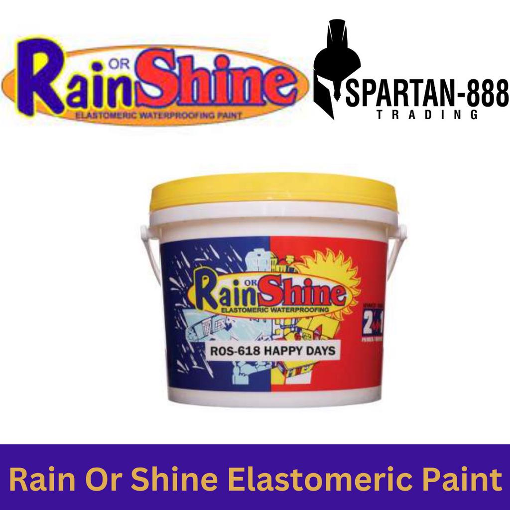 Rain or Shine Elastomeric Waterproofing Paint Gallon/ 4 Liters Shopee