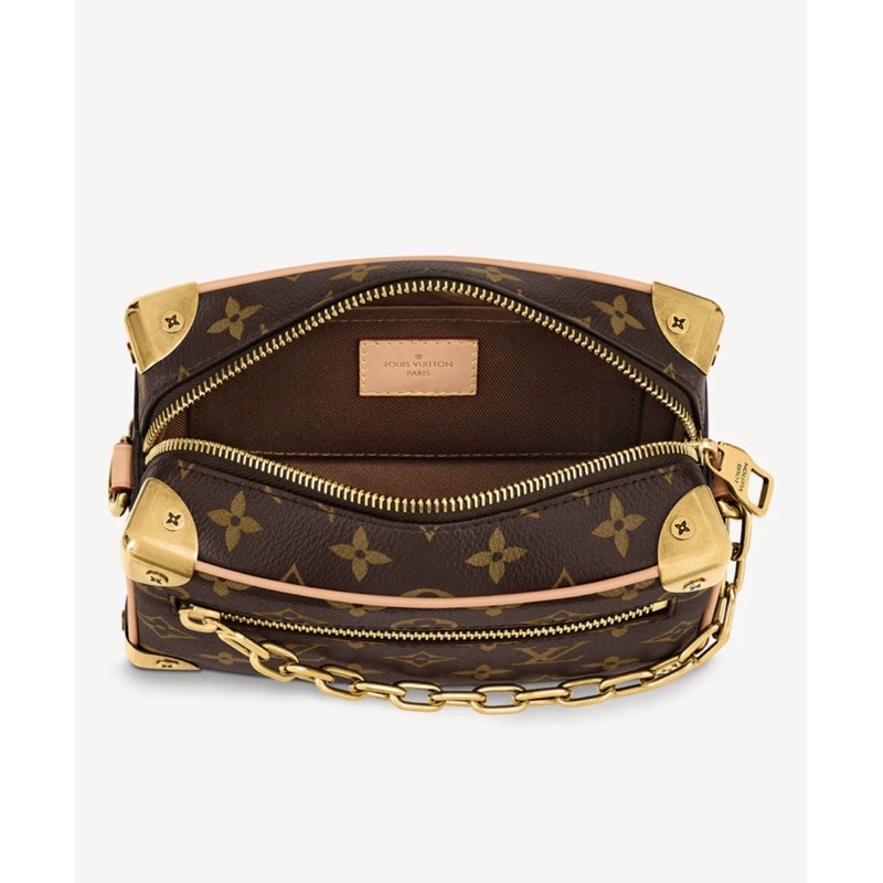 Louis Vuitton Mini Soft Trunk Monogram Legacy Brown in Coated Canvas/Leather  with Aged Gold-tone - GB