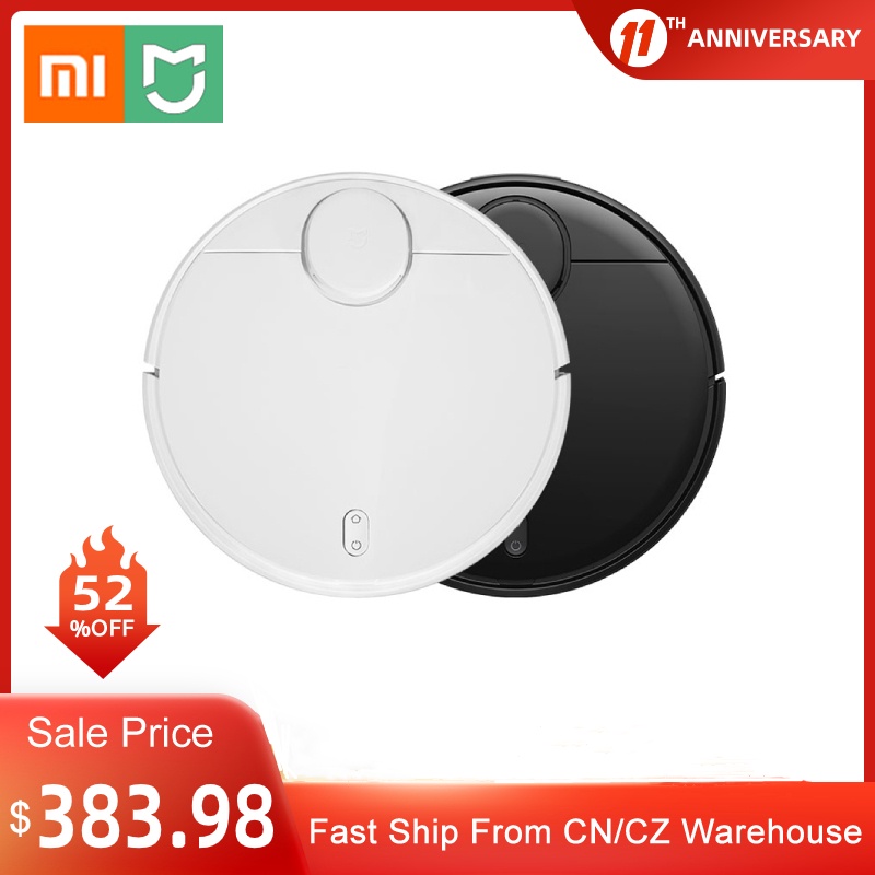 Xiaomi Mijia Sweeping Mopping Robot Vacuum Cleaner 2100Pa 360 Degrees Laser Scanning LDS Radar