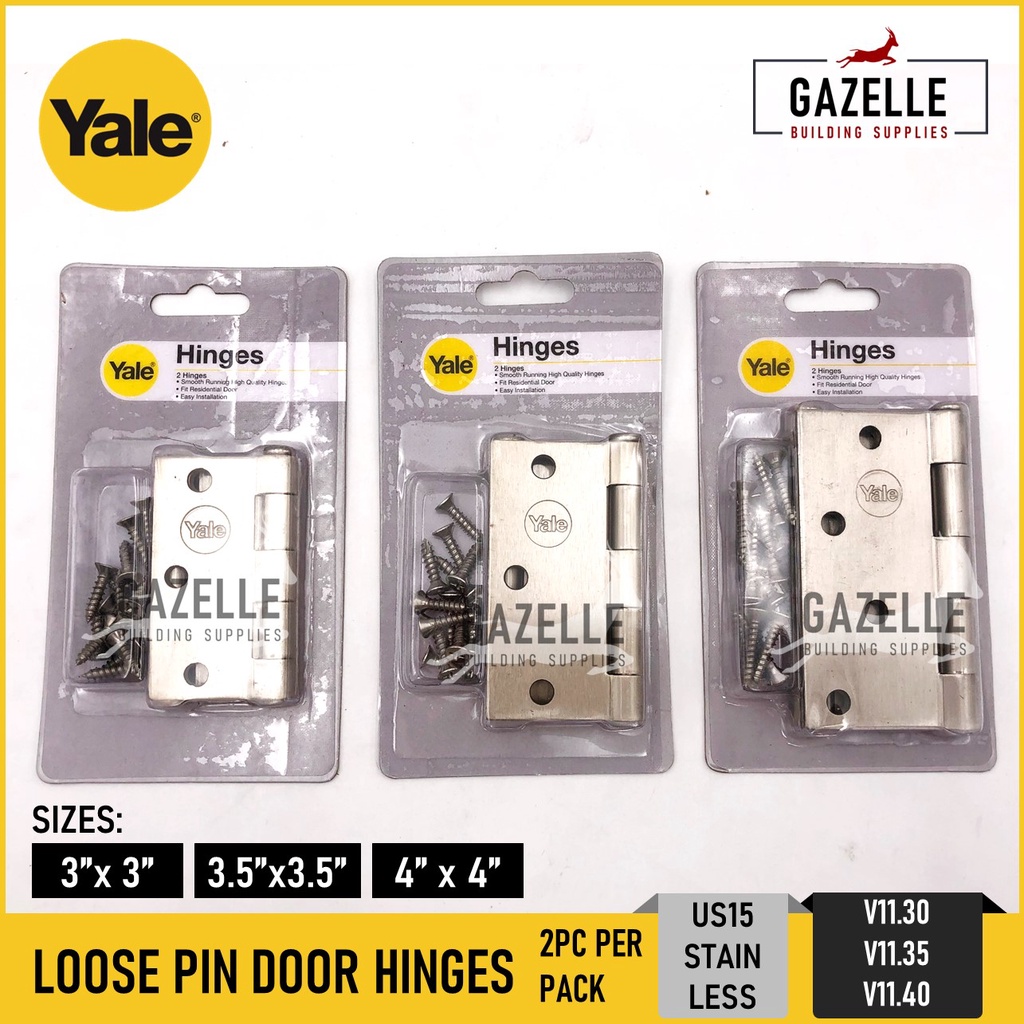 Yale Door Loose Pin Hinges Door Hinges Stainless Steel Heavy Duty V11