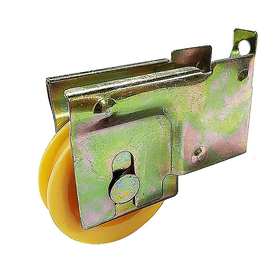 SD Nylon Roller Ordinary Single MATEX Yellow Wheels (for Sliding Screen