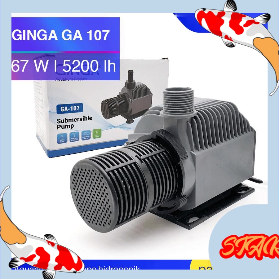 MESIN Ginga GA 107 GA107 Hydroponic Pond aquarium Water Pump Machine Shopee Philippines