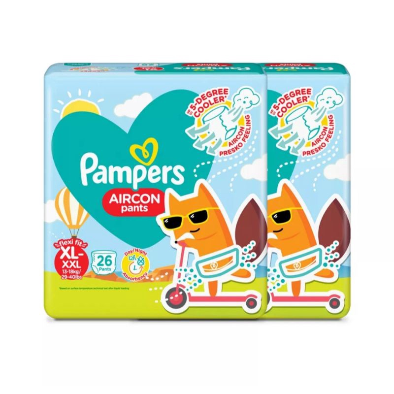 Pampers Aircon Pants Extra Large 26pcs XLXXL PANTS Shopee Philippines