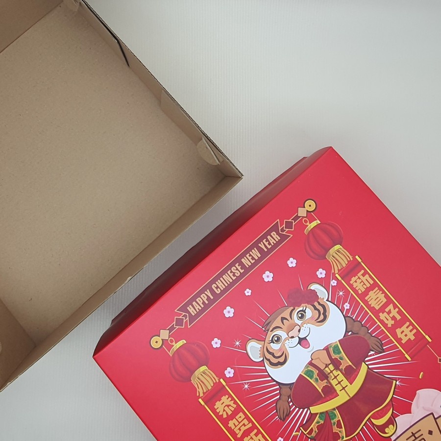 Chinese New Year Cake Box / Box 25x25x10 cm (Per 5 pcs) | Shopee ...