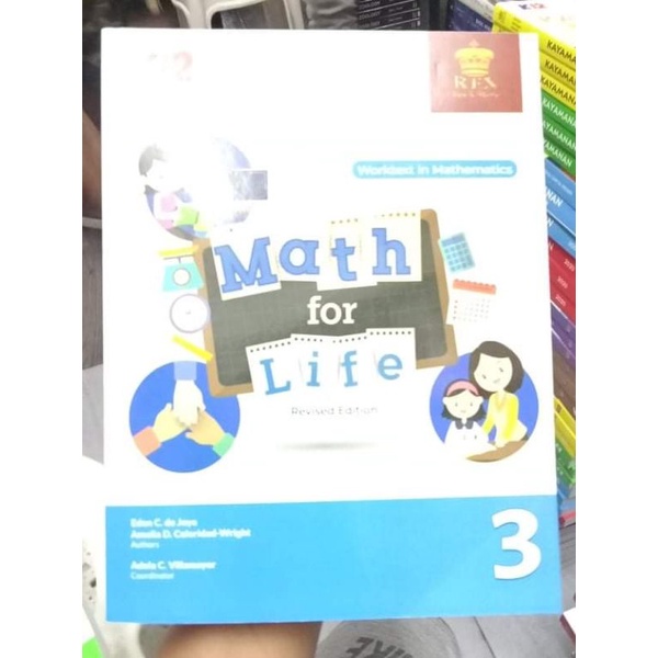 MATH FOR LIFE 3 (NEW BOOK) Shopee Philippines