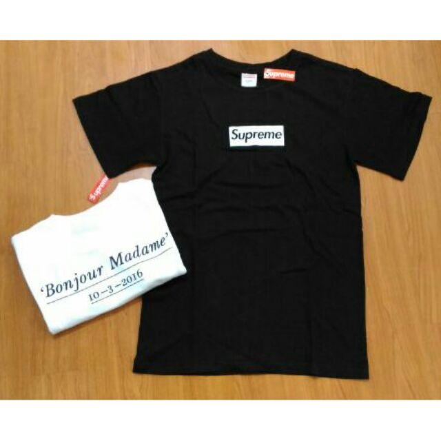 Supreme Shirt Bonjour Madame Shopee Philippines