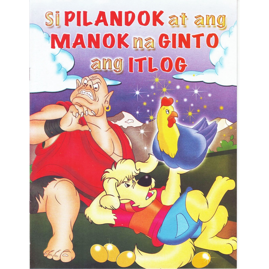 Story Book Coloring Book Tagalog English Si Pilandok At Ang Manok Na Ginto Ang Itlog 4339