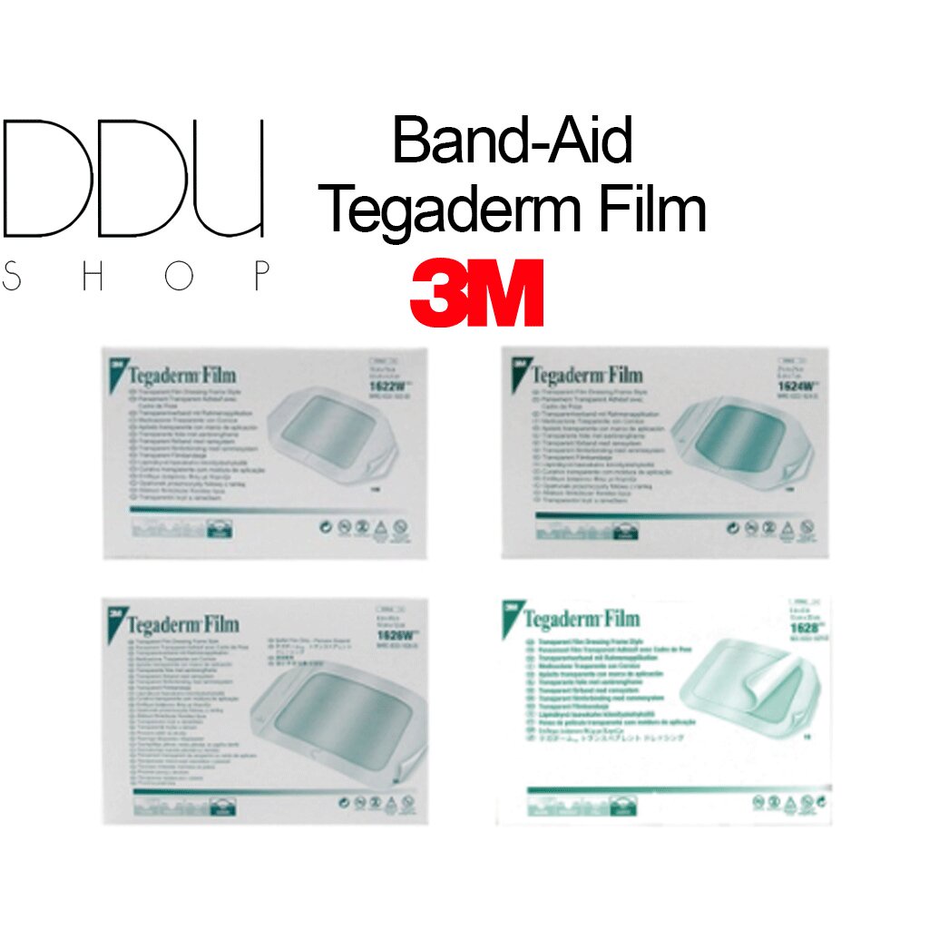 3M / BandAid Tegaderm Film 1622W / 1624W / 1626W / 1628W Shopee