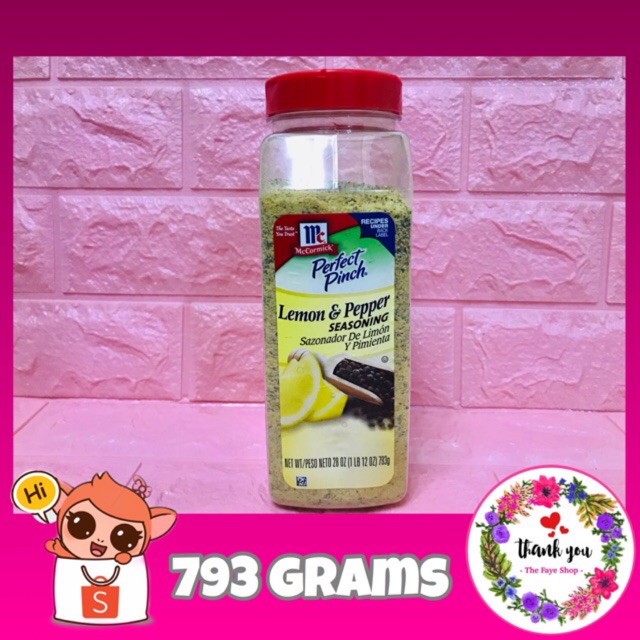 Mccormick Lemon And Pepper Seasoning 796g Shopee Philippines